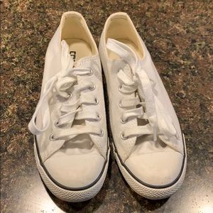 White Converse shoes